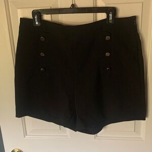 H&M Black High Waist Women's Shorts 14